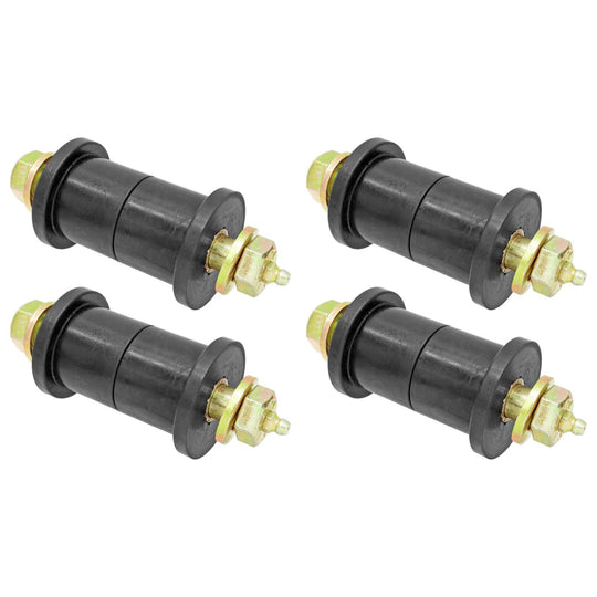 Leaf Spring Main Eye Bushing Kit 87-95 Wrangler YJ Includes Urethane Bushings Greasable Hardware Set of 4 RockJock 4x4 - Image 1