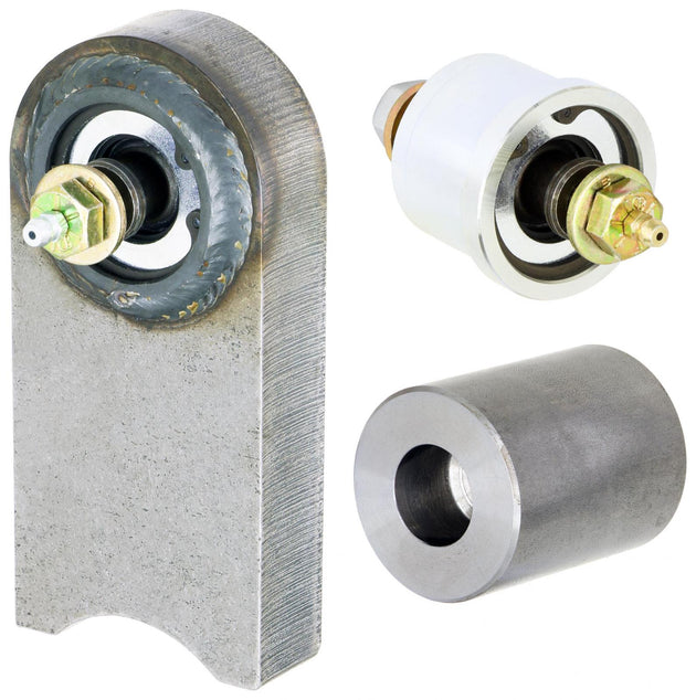 Johnny Joint Kit 97-06 Wrangler TJ/LJ/XJ/MJ Front End Housing (30 or 44) Greasable 7/16 Inch Thru Bolts Reqs. Welding RockJock 4x4 - Image 1