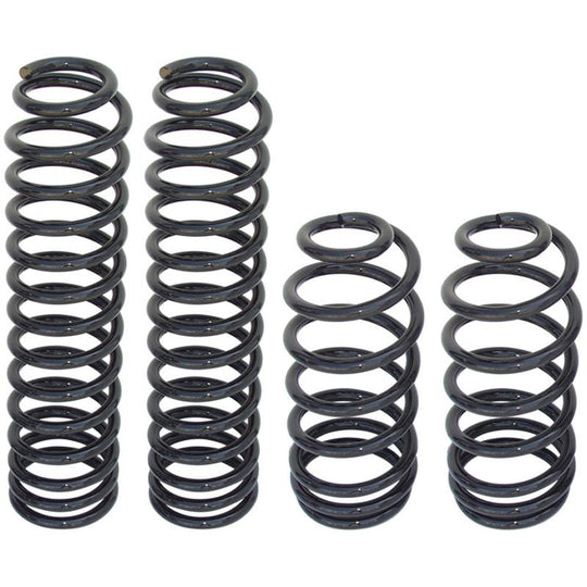 Coil Spring Set 97-06 Wrangler TJ 4 Inch Lift Front/Rear Set of 4 RockJock 4x4 - Image 1