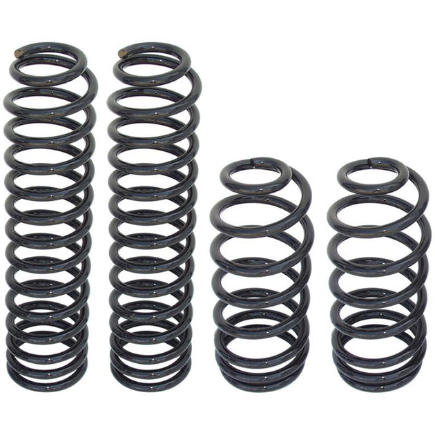 Coil Spring Set 97-06 Wrangler TJ 4 Inch Lift Front/Rear Set of 4 RockJock 4x4 - Image 1