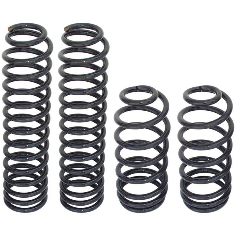 Coil Spring Set 97-06 Wrangler TJ 4 Inch Lift Front/Rear Set of 4 RockJock 4x4 - Image 1