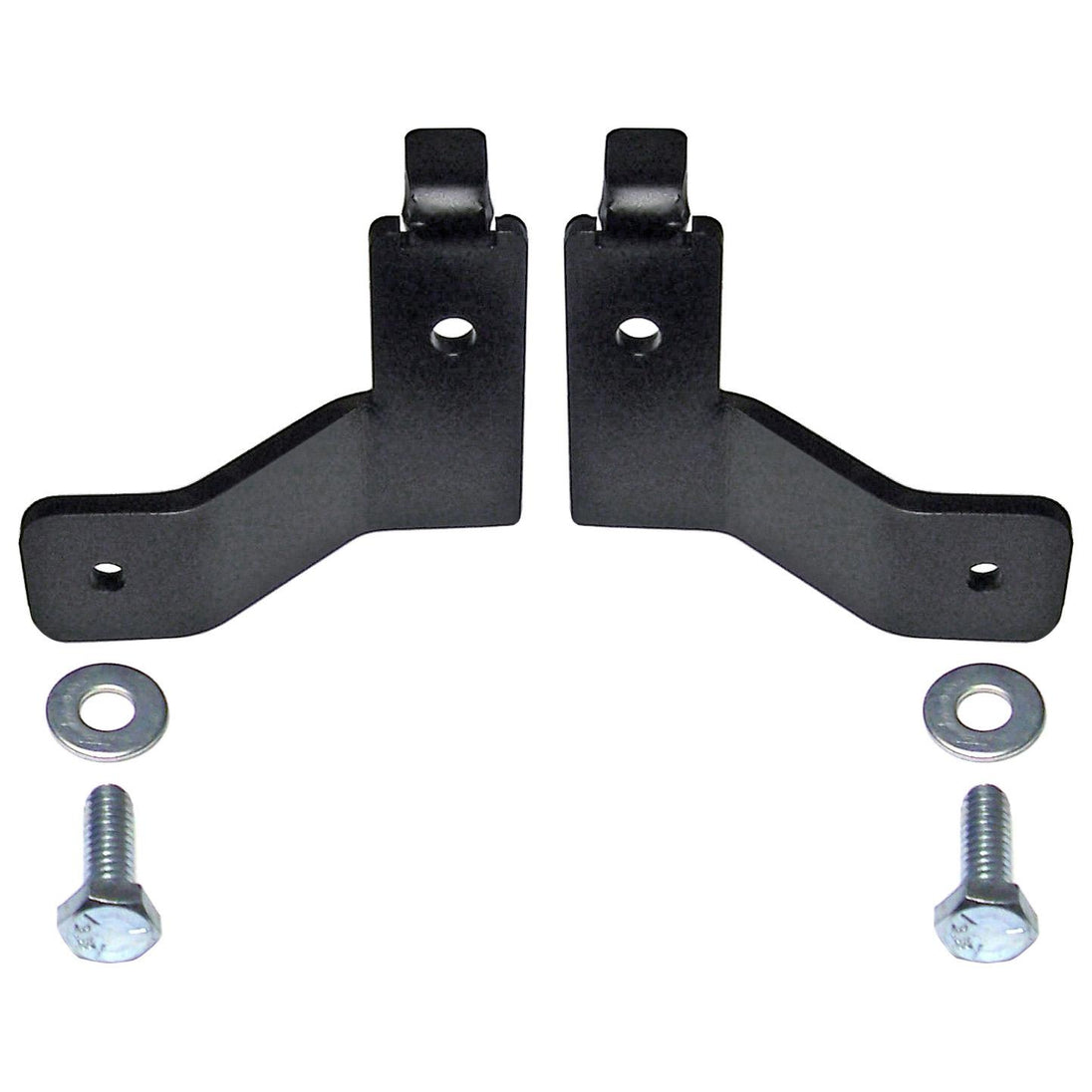 Brake Line Relocation Bracket Kit 07-18 Wrangler JK Front RockJock 4x4 - Image 1