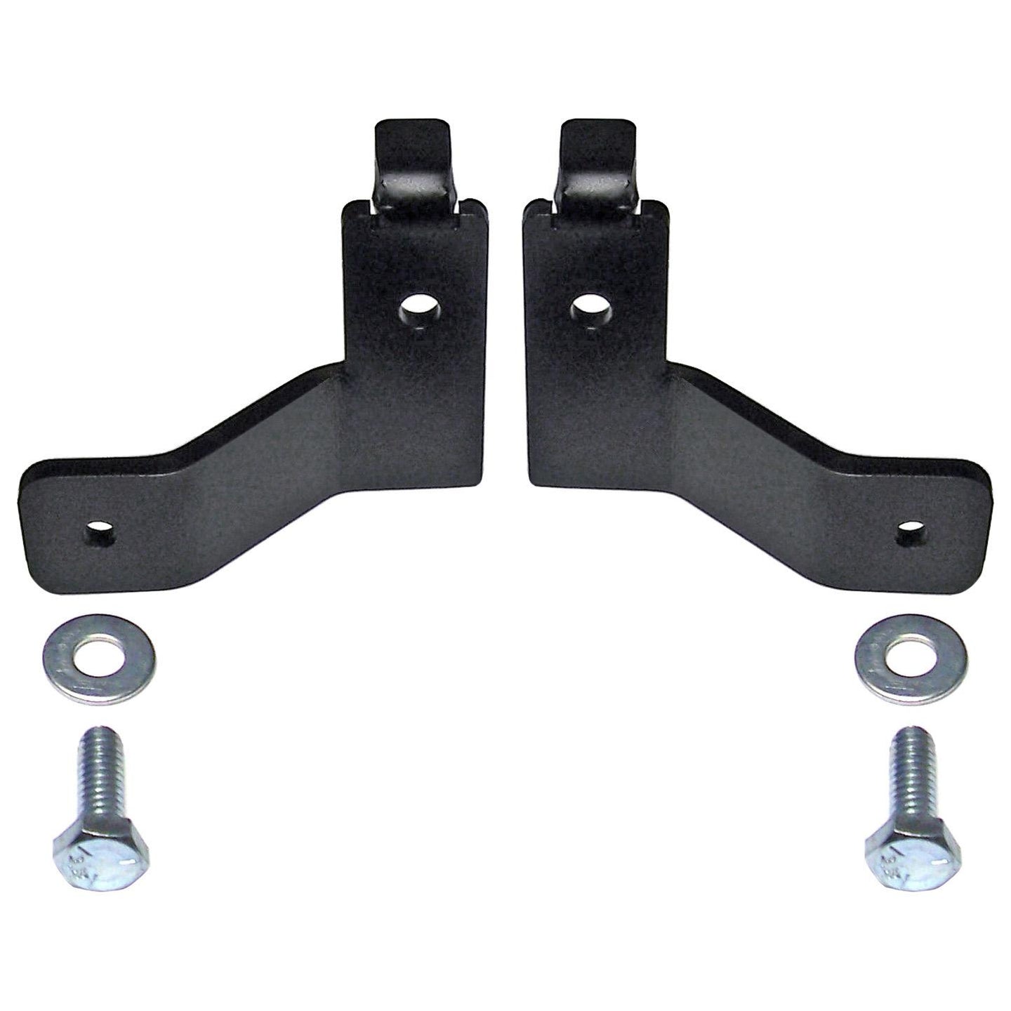 Brake Line Relocation Bracket Kit 07-18 Wrangler JK Front RockJock 4x4 - Image 1