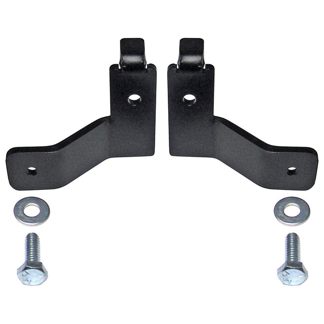 Brake Line Relocation Bracket Kit 07-18 Wrangler JK Front RockJock 4x4 - Image 1