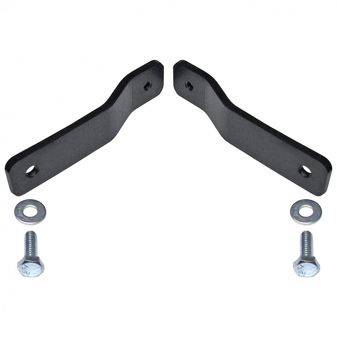 Brake Line Relocation Bracket Kit 07-18 Wrangler JK Rear RockJock 4x4 - Image 1
