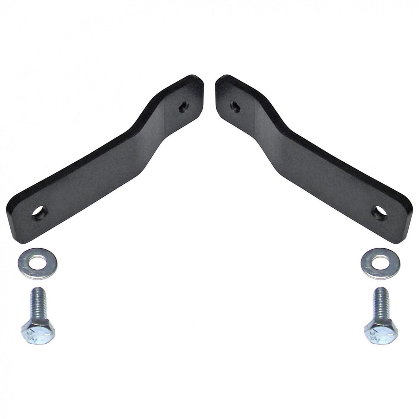 Brake Line Relocation Bracket Kit 07-18 Wrangler JK Rear RockJock 4x4 - Image 1