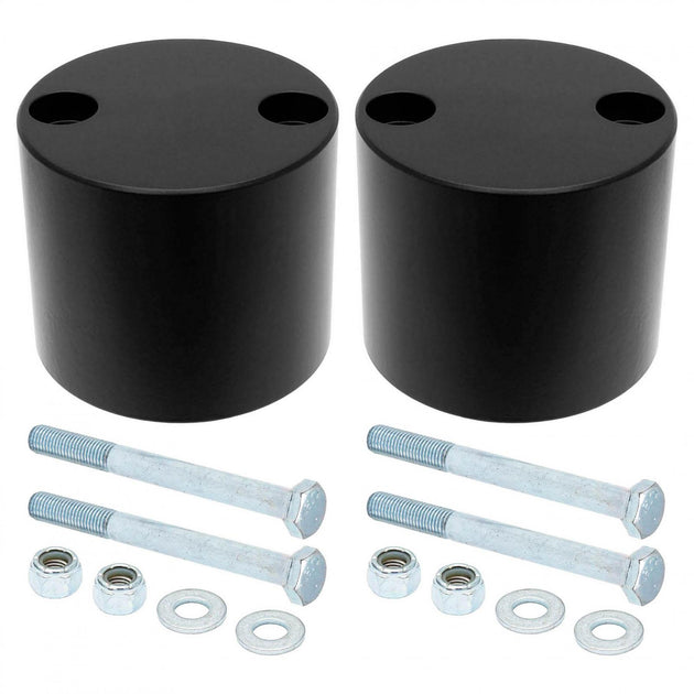 Bump Stop Kit 07-18 Wrangler JK Rear Includes Billet Aluminum Spacers Urethane Bump Stops Hardware RockJock 4x4 - Image 1