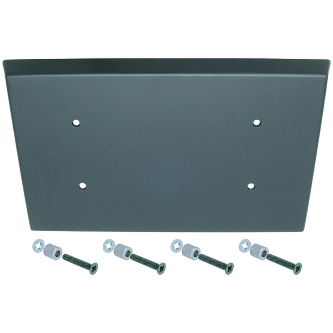 JK Spare Tire Mount Delete And Vent Cover Includes All Mounting Hardware RockJock 4x4 - Image 1