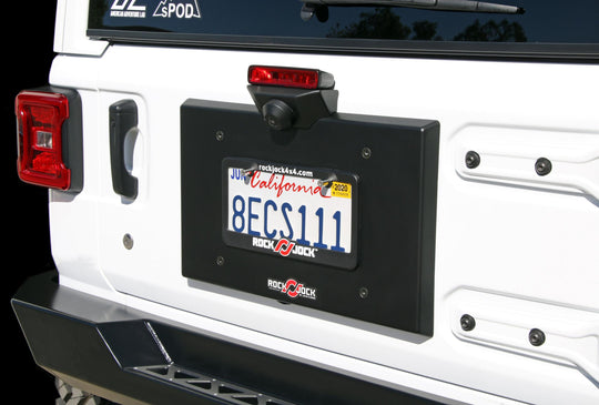 JL Spare Tire Mount Delete And Vent Cover 18-Up Wrangler JL Includes Back-Up Camera and 3rd. Brake Light Mount All Mounting Hardware RockJock 4x4 - Image 2