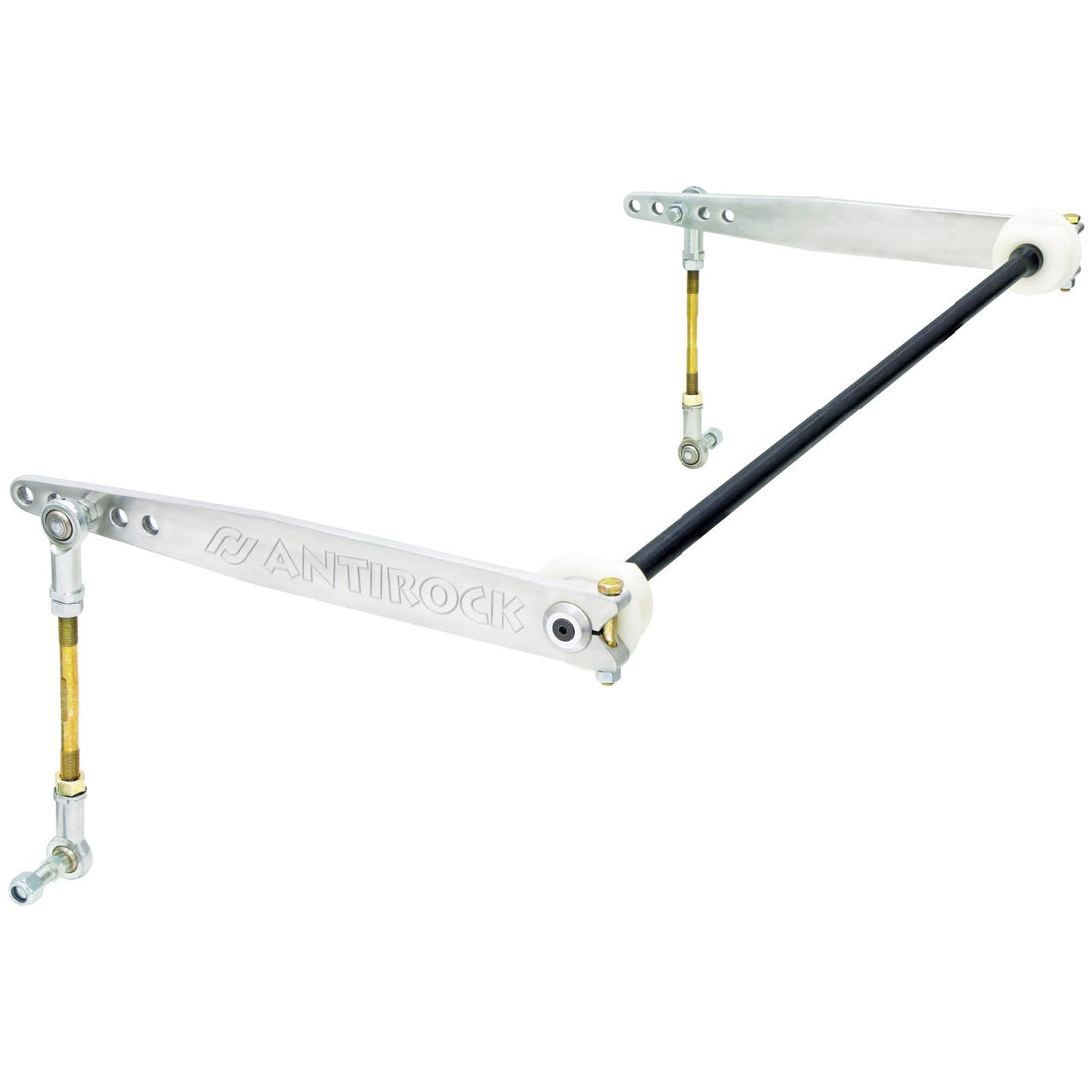Antirock Sway Bar Kit 97-06 Wrangler TJ/LJ Front Bolt-On Aluminum Arms RockJock 4x4 - Image 1