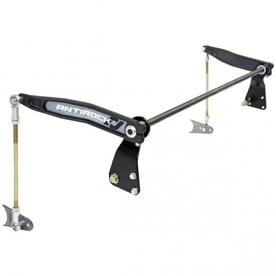 Antirock Sway Bar Kit 97-06 Wrangler TJ/LJ Rear Bolt-On Mounts Weld-On Axle Tab Steel Arms RockJock 4x4 - Image 1