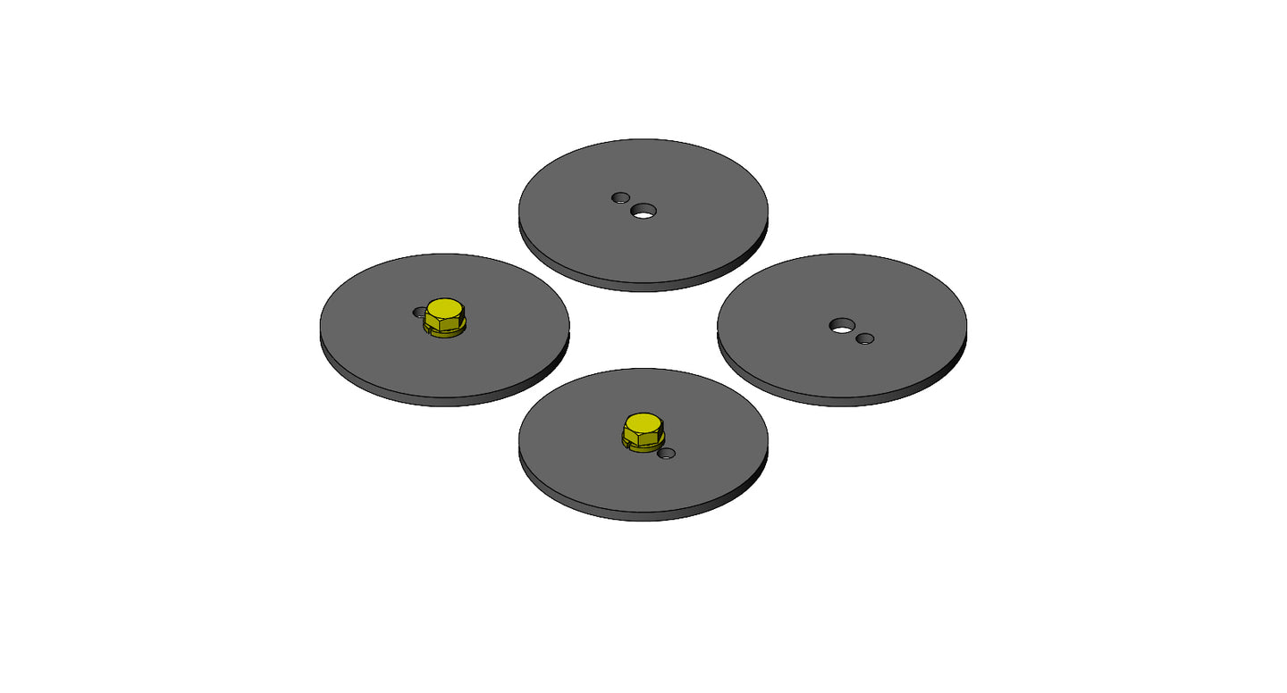 Jeep Wrangler Rear Coil Spring Retainer Kit 1997-2006 TJ/LJ Clayton Off Road