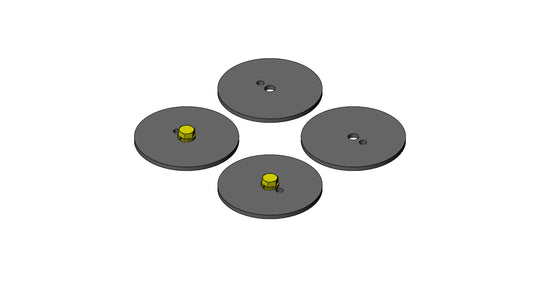 Jeep Wrangler Rear Coil Spring Retainer Kit 1997-2006 TJ/LJ Clayton Off Road