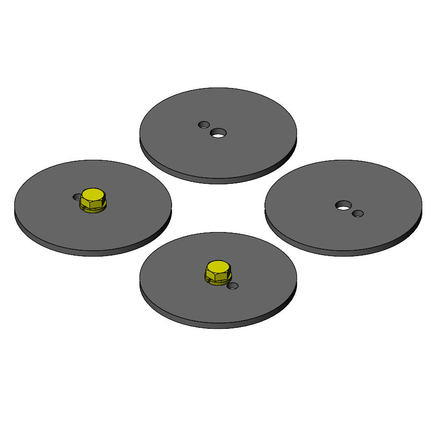 Jeep Wrangler Rear Coil Spring Retainer Kit 1997-2006 TJ/LJ Clayton Off Road - Image 2