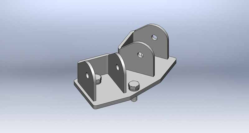 Jeep Grand Cherokee Rear 4 Link Bracket 1999-2004 WJ Clayton Off Road
