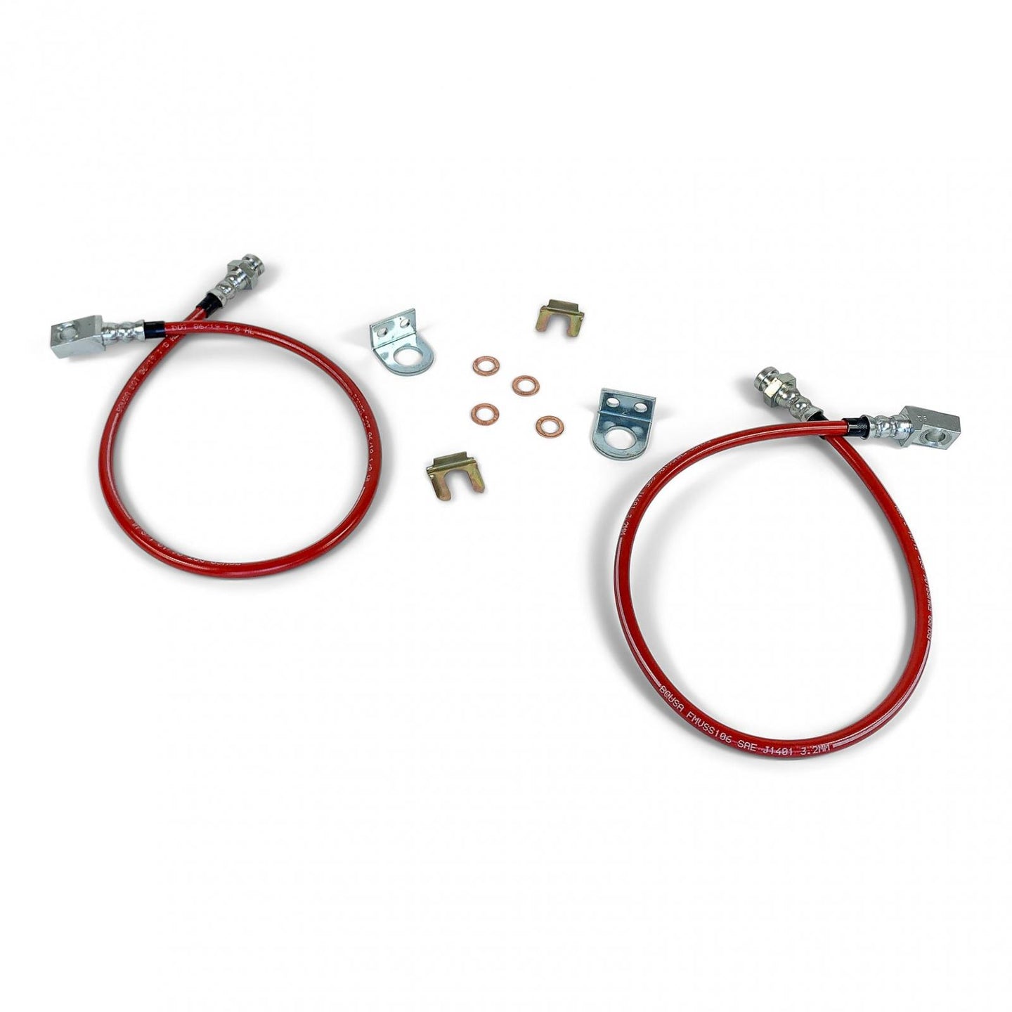 Jeep Front Brake Lines 1984-2006 TJ/LJ/XJ/ZJ Clayton Off Road - Image 1