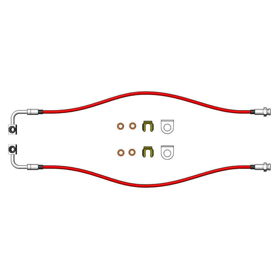 Jeep Grand Cherokee Front Brake Lines 1999-2004 WJ Clayton Off Road - Image 5