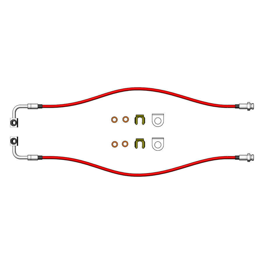 Jeep Wrangler Front or Rear Brake Lines 2007-2018 JK Clayton Off Road - Image 4