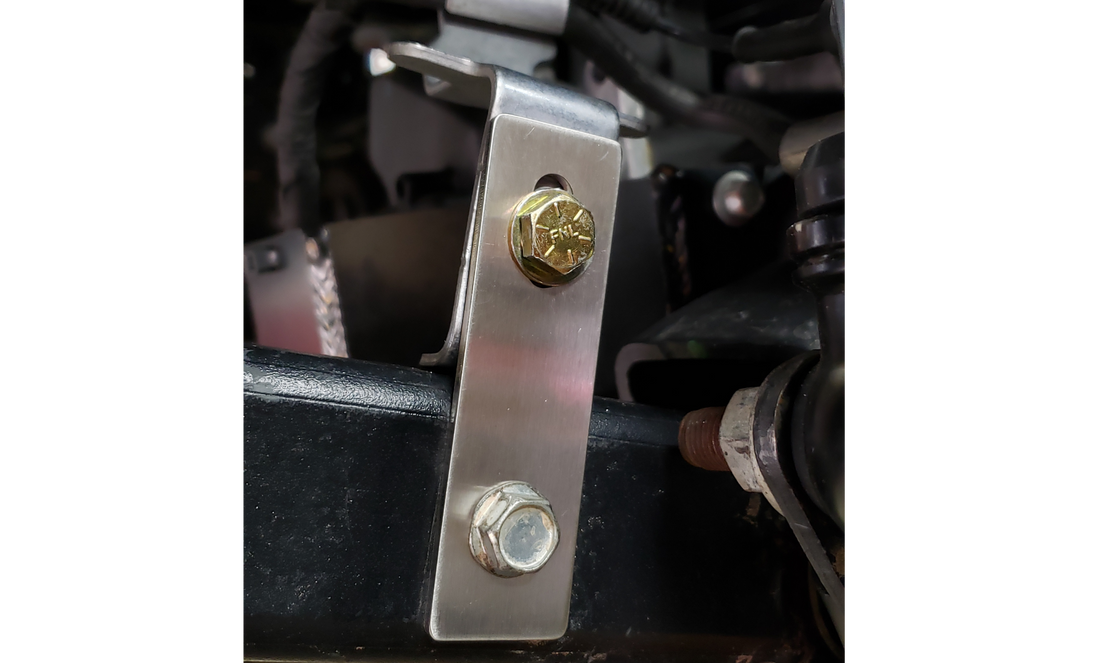 Jeep Wrangler Stainless Steel Front Brake Line Bracket Extension 2018+ JL/JT Clayton Off Road - Image 3