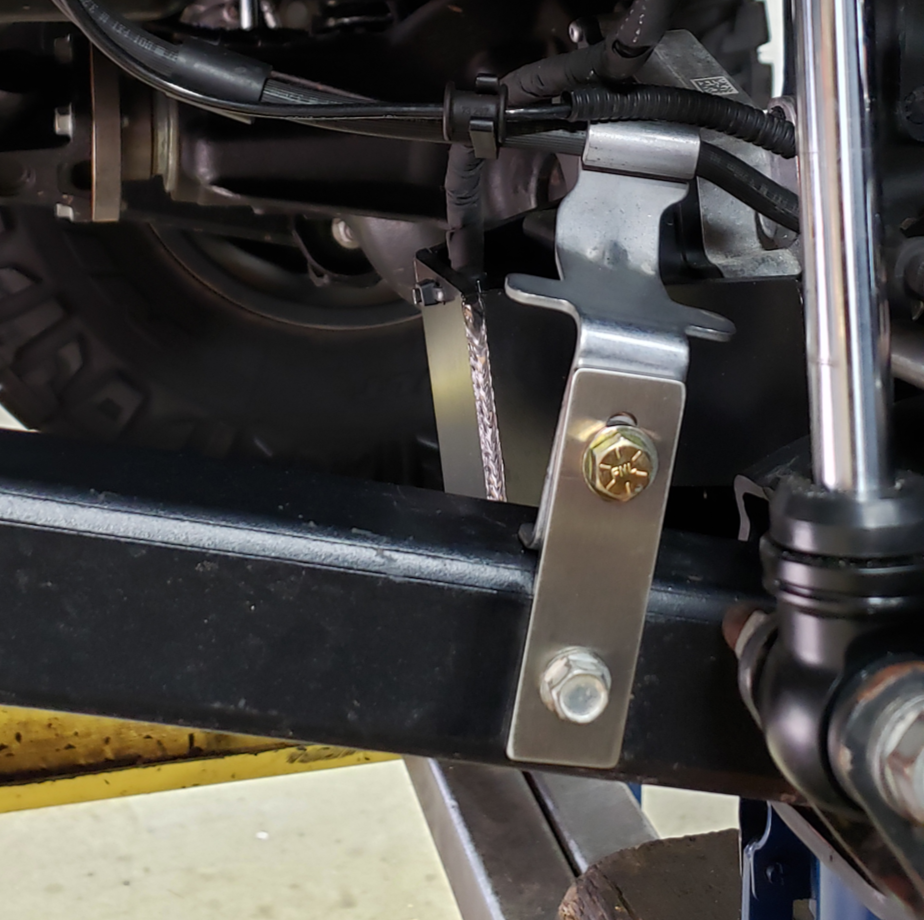 Jeep Wrangler Stainless Steel Front Brake Line Bracket Extension 2018+ JL/JT Clayton Off Road - Image 5