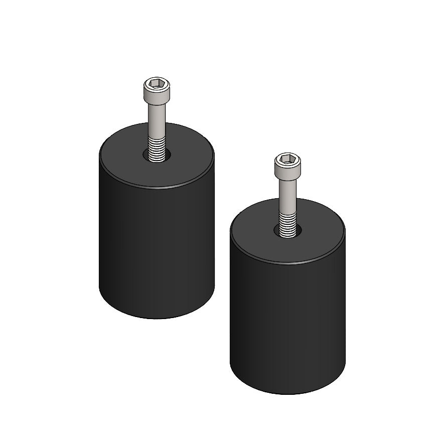Jeep Wrangler 3 1/2 Inch Rear Bump Stops 1997-2006 TJ/LJ Clayton Off Road - Image 2