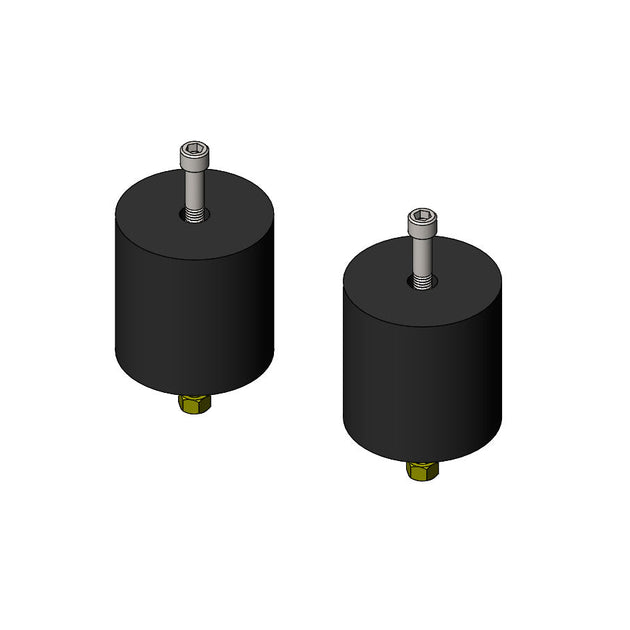 Jeep Wrangler 3 1/4 Inch Tall Front Bump Stops 1984+ TJ/LJ/XJ/ZJ/JK/JL/JT Clayton Off Road - Image 2