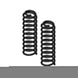 Jeep Grand Cherokee 7.0 inch Rear Coil Springs 93-98, ZJ Or Cherokee 8.0 Inch Rear Coil Conversion Coil Springs 84-01 XJ Clayton Off Road - Image 3
