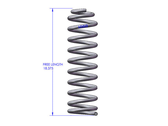 Jeep Wrangler 2.5 Inch Front Coil Springs 2007-2018 JK Clayton Off Road