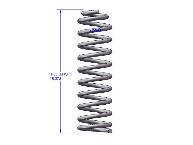 Jeep Wrangler 2.5 Inch Front Coil Springs 2007-2018 JK Clayton Off Road