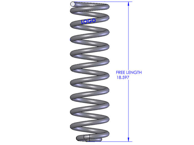 Jeep Wrangler 3.5 Inch Rear Coil Springs 2007-2018 JK & Jeep Cherokee 7.0 Inch Rear Coil Conversion Coil Springs 1984-2001 XJ Clayton Off Road