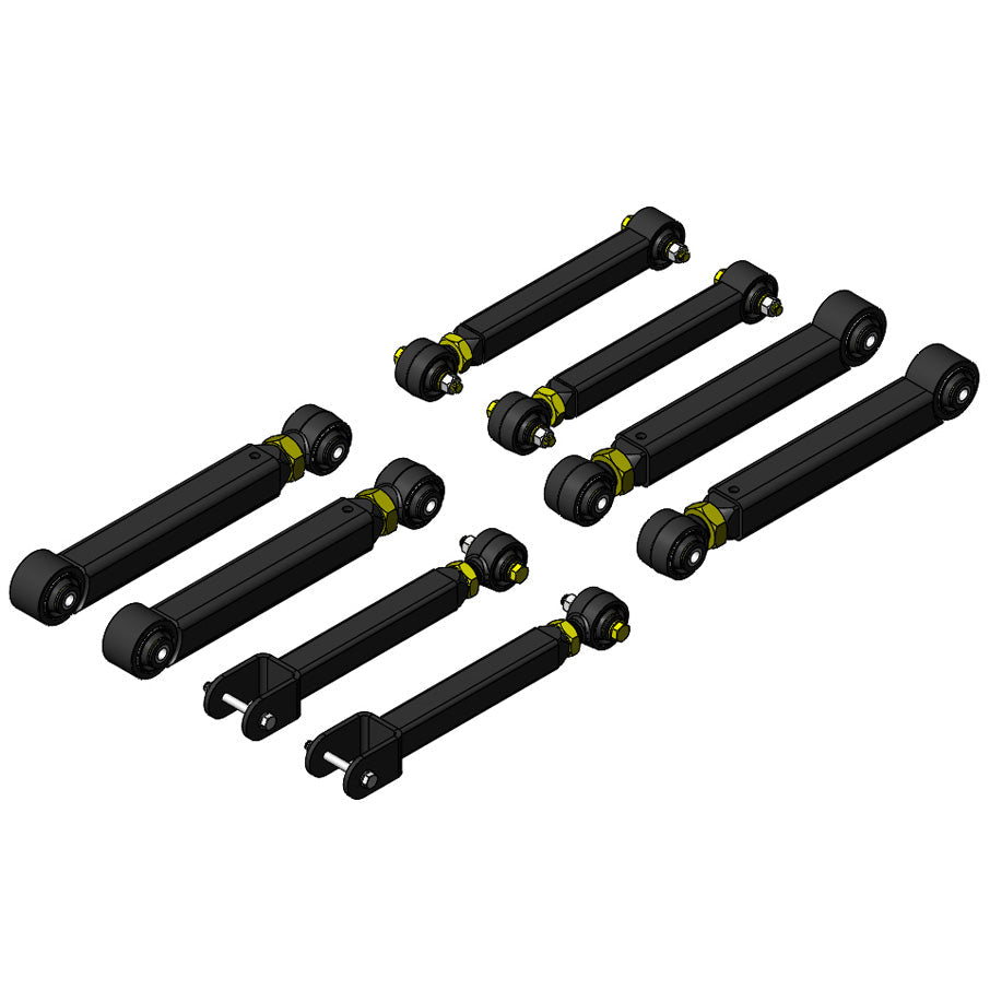 Jeep Overland Plus Short Control Arm Kit 1993-2006 TJ/LJ/ZJ Clayton Off Road - Image 2