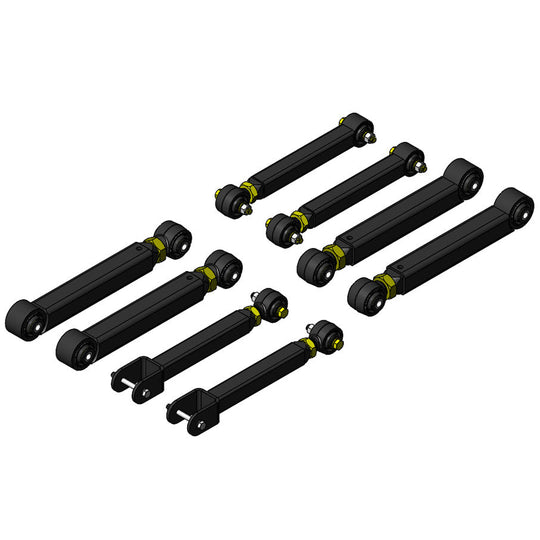 Jeep Overland Plus Short Control Arm Kit 1993-2006 TJ/LJ/ZJ Clayton Off Road - Image 2