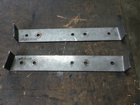 Jeep Wrangler Frame Bracket Location Templates 1997-2006 TJ Clayton Off Road