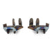 Jeep Wrangler Rear Frame Brackets 1997-2006 TJ Clayton Off Road - Image 1