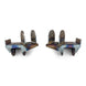 Jeep Wrangler Rear Frame Brackets 1997-2006 TJ Clayton Off Road - Image 1