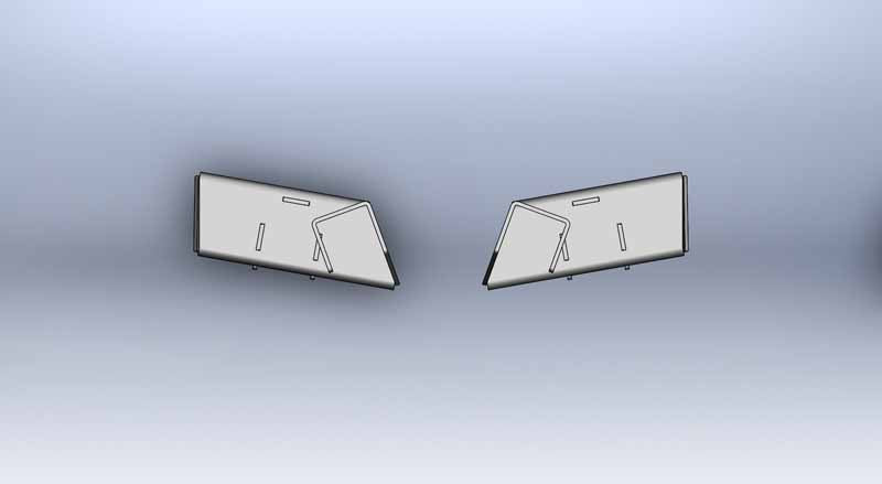 Jeep Grand Cherokee Rear Frame Brackets 99-04 WJ Clayton Off Road