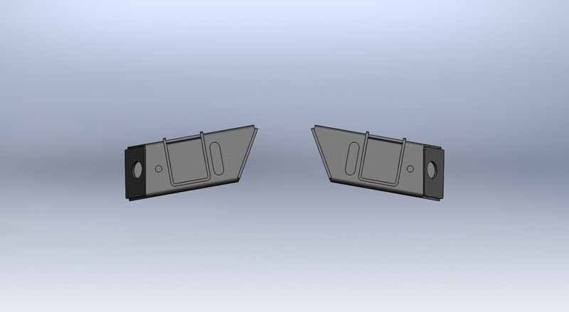 Jeep Grand Cherokee Rear Frame Brackets 99-04 WJ Clayton Off Road