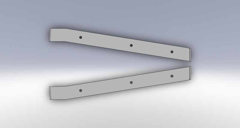 Jeep Wrangler Frame Bracket Location Templates 2004-2006 LJ Clayton Off Road