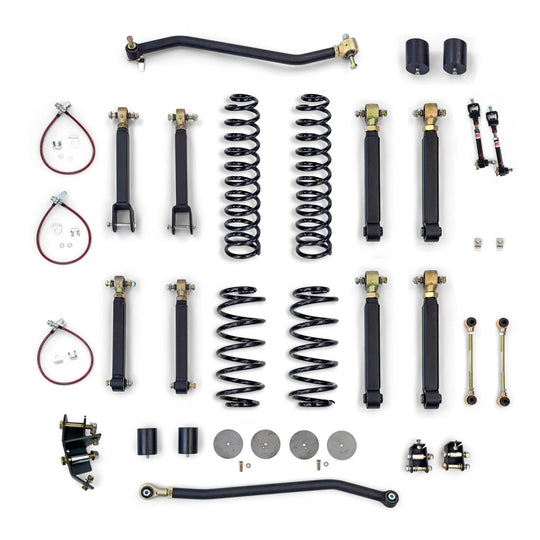 Jeep Wrangler 4.0 Inch Premium Short Arm Lift Kit 1997-2006 TJ/LJ Clayton Off Road - Image 1