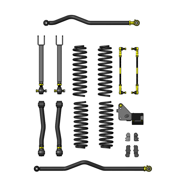 Jeep Wrangler 2.5 Inch Entry Level Lift Kit 2007-2018 JK 2 Door Clayton Off Road