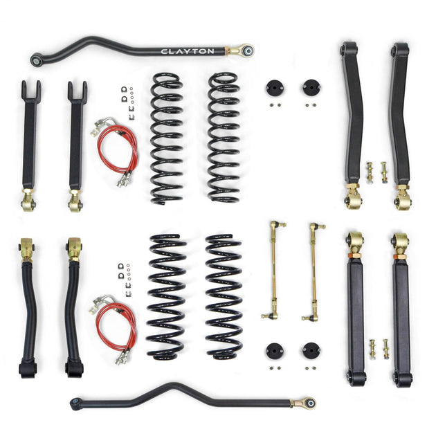 Jeep Wrangler 1.5 Inch Premium Lift Kit 2007-2018 JK Clayton Off Road - Image 1