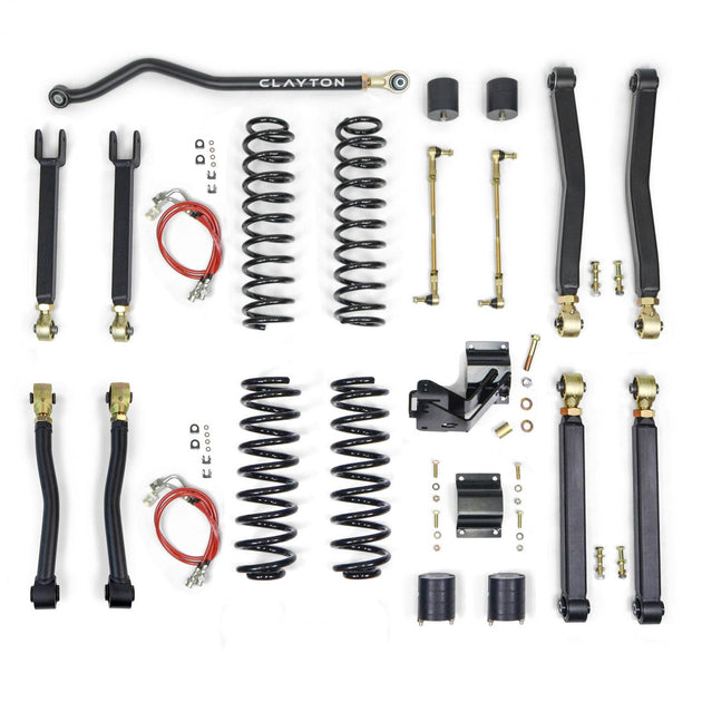 Jeep Wrangler 3.5 Inch Premium Lift Kit 2007-2018 JK Clayton Off Road - Image 1