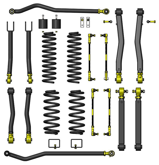 Jeep JL 392 3.5 Inch Premium Lift Kit For 18- Present Wrangler JL Clayton Offroad