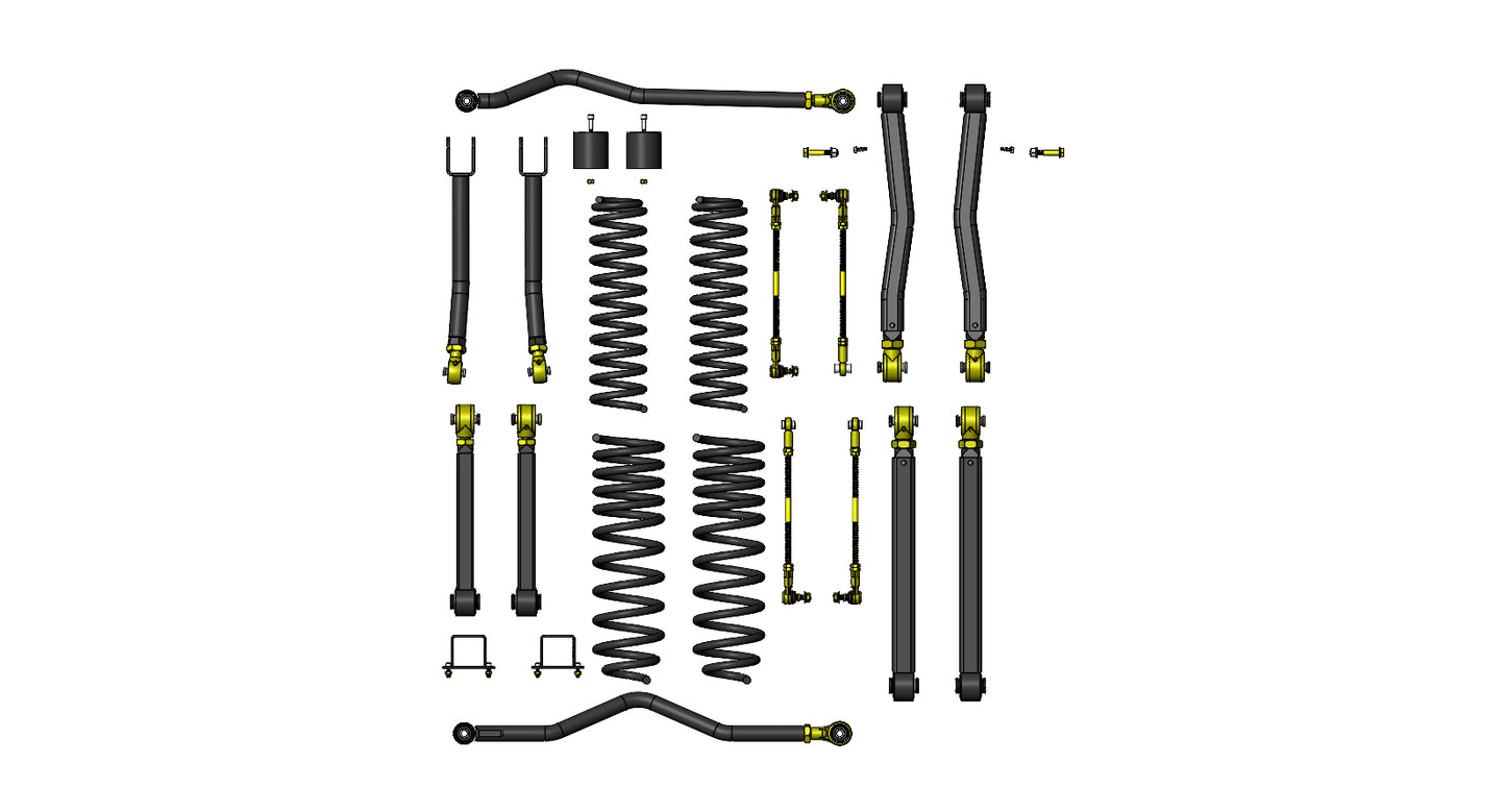 Jeep Gladiator 2.5 Inch Premium Lift Kit 2020+ JT Clayton Off Road