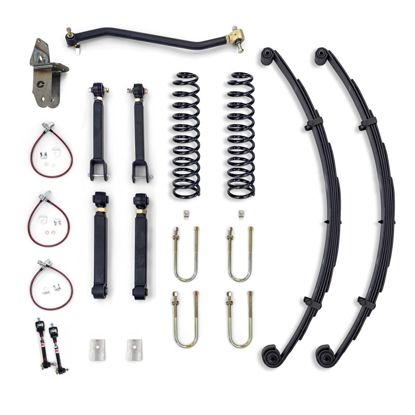 Jeep Cherokee 4.5 Inch Overland Plus Short Arm Lift Kit 1984-2001 XJ Clayton Off Road - Image 1