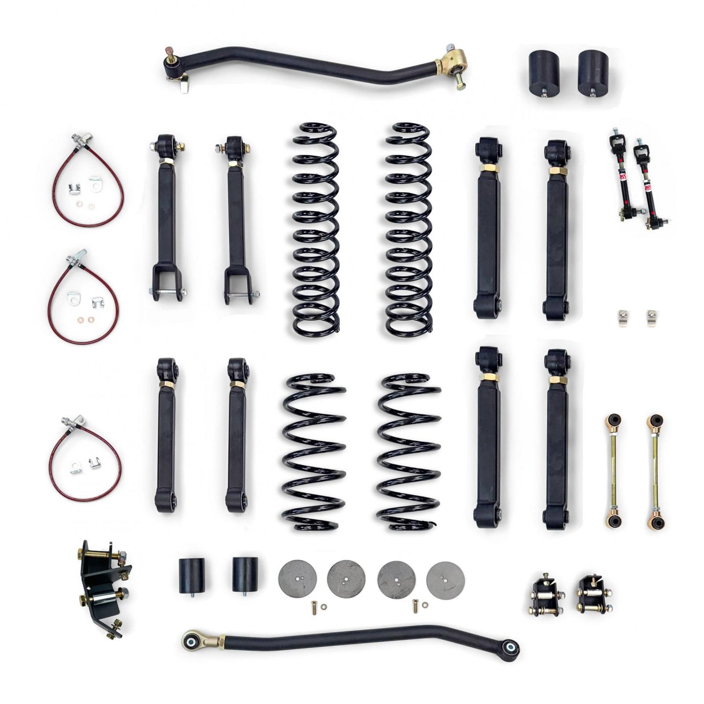 Jeep Wrangler 4.0 Inch Overland Plus Short Arm Lift Kit 1997-2006 TJ/LJ Clayton Off Road - Image 1