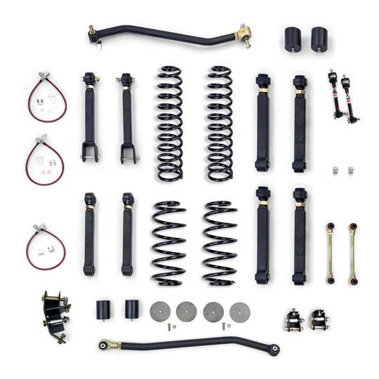 Jeep Wrangler 4.0 Inch Overland Plus Short Arm Lift Kit 1997-2006 TJ/LJ Clayton Off Road - Image 1