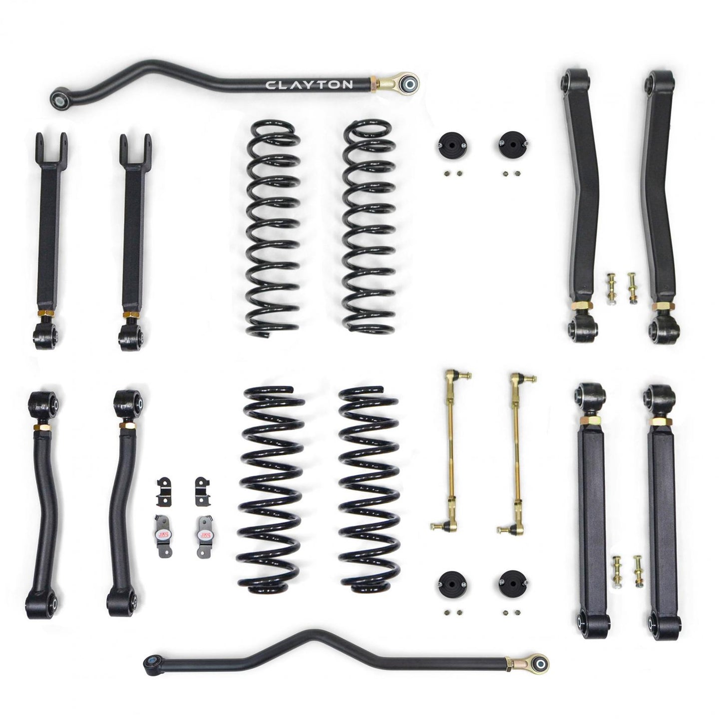 Jeep Wrangler 1.5 Inch Overland Plus Lift Kit 2007-2018 JK Clayton Off Road - Image 1