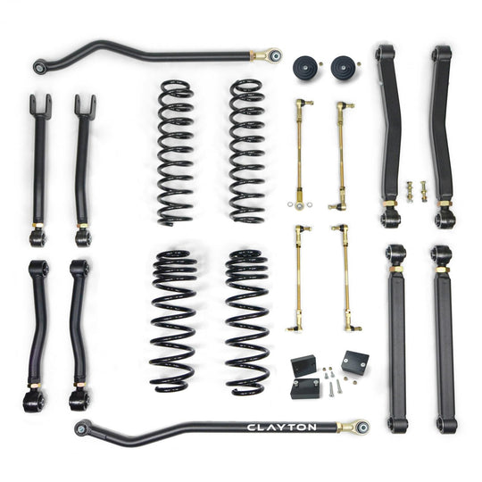 Jeep Wrangler Diesel 1.5 Inch Overland Plus Lift Kit 2020-2023 JL Clayton Off Road - Image 1