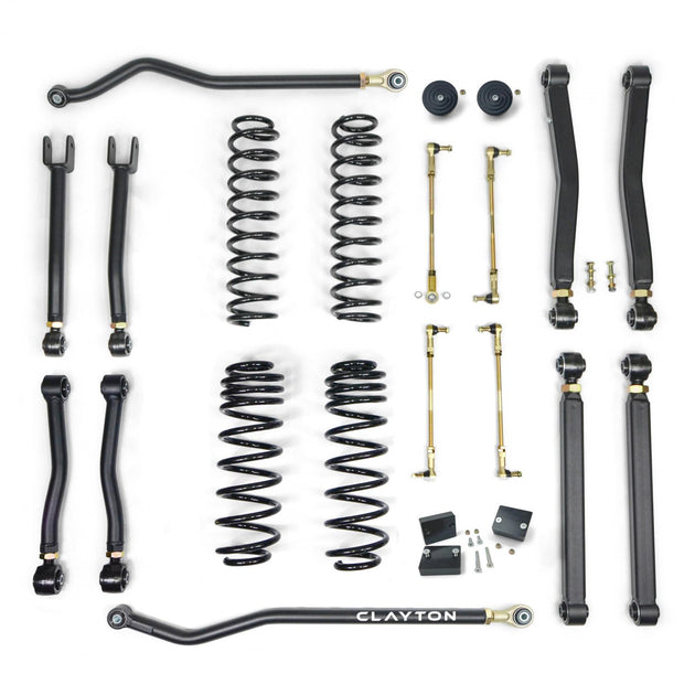 Jeep Wrangler Diesel 1.5 Inch Overland Plus Lift Kit 2020-2023 JL Clayton Off Road - Image 1